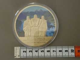 Sammler Münze polierte Platte 70mm 110g