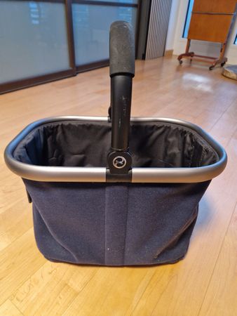 Navy blue shoppjng basket for Cybex Gazelle S