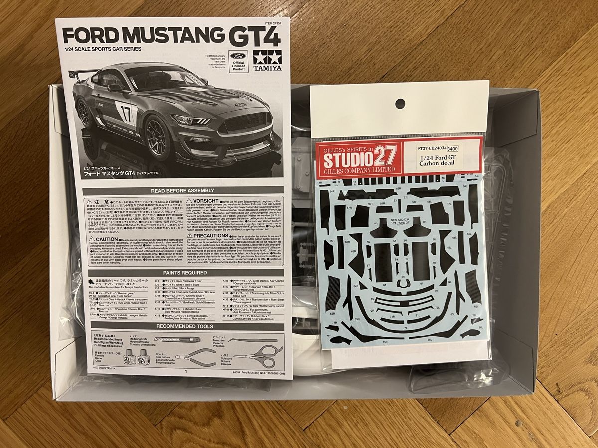 Tamiya Kit di modellismo & Modellini statici: Mustang GT4 Tamiya – Nuovo e nell'imballaggio originale da Lausanne venduto da Curzio77 2