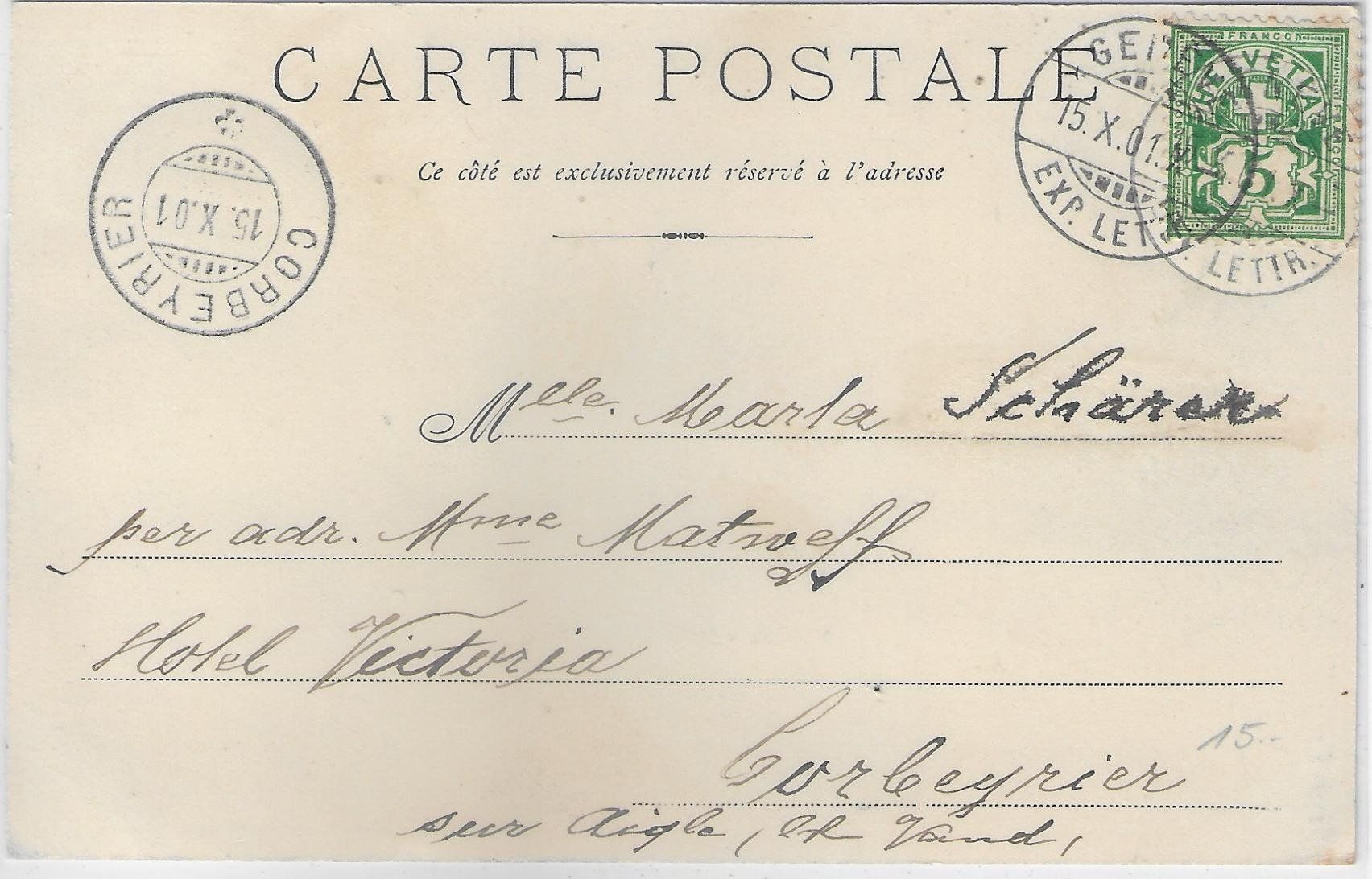 Ansichtskarten: Geneve - Parc Mon Repos – Gebraucht aus Ettingen von Kartenplanet 1