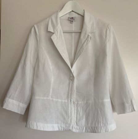 Blazer in Weiss , Gr. 38