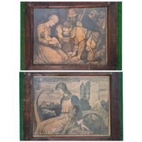 2 Gravures anciennes - Mathaus Schiestl München 