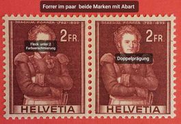 MA896) 251 DP,  Forrer Doppelprägung postfrisch Kt. 80.-++