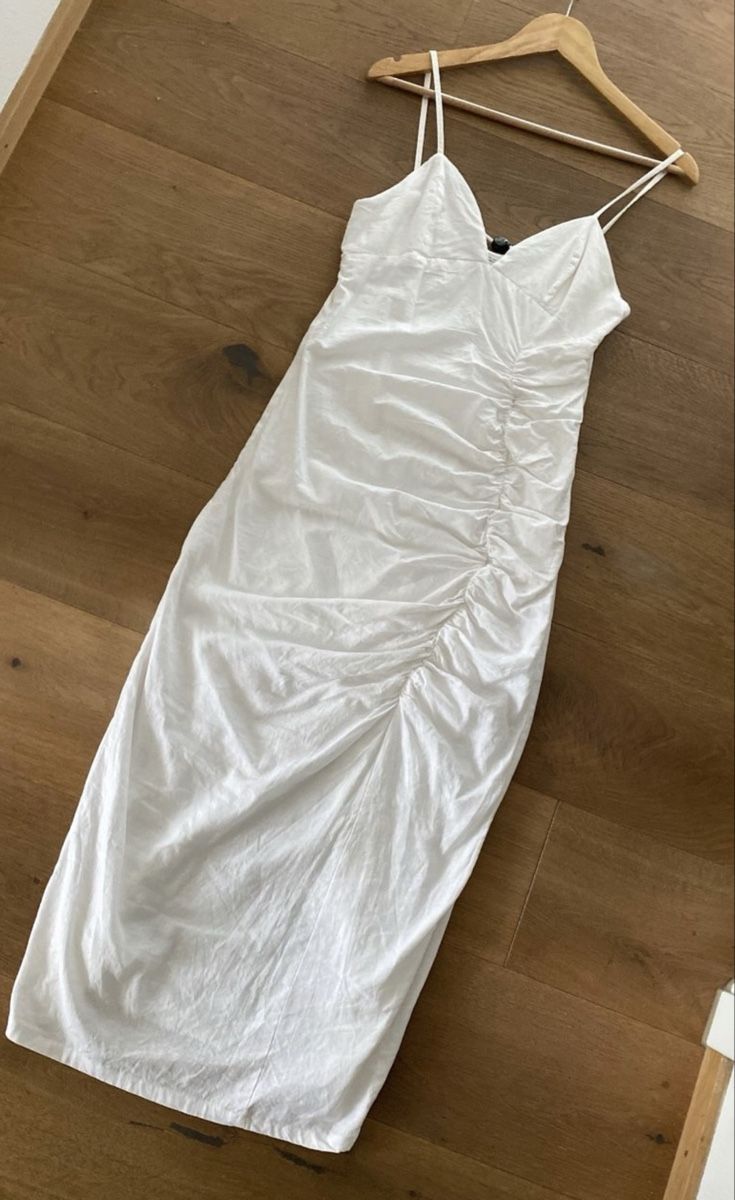 Zara Vestiti: Weisses Sommerkleid Grösse M – Usato da Dettighofen Lengw. venduto da AS_SA