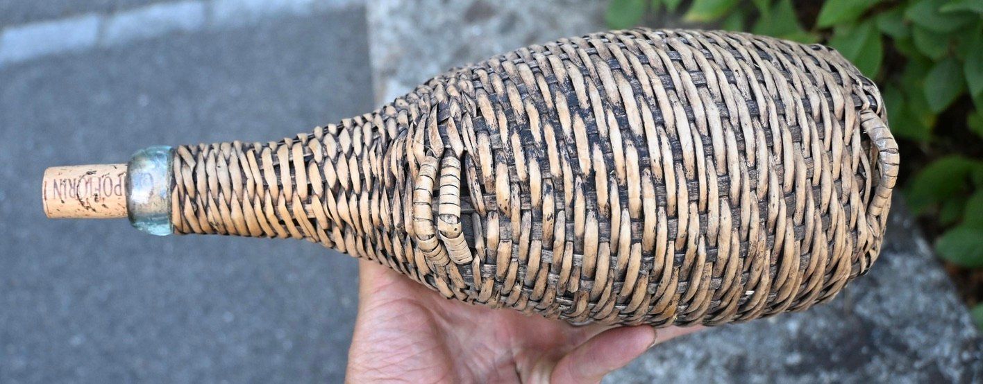 Bottiglie: antike Korbflasche Höhe ca. 29cm – Usato da Pfaffhausen venduto da mono_rec 4