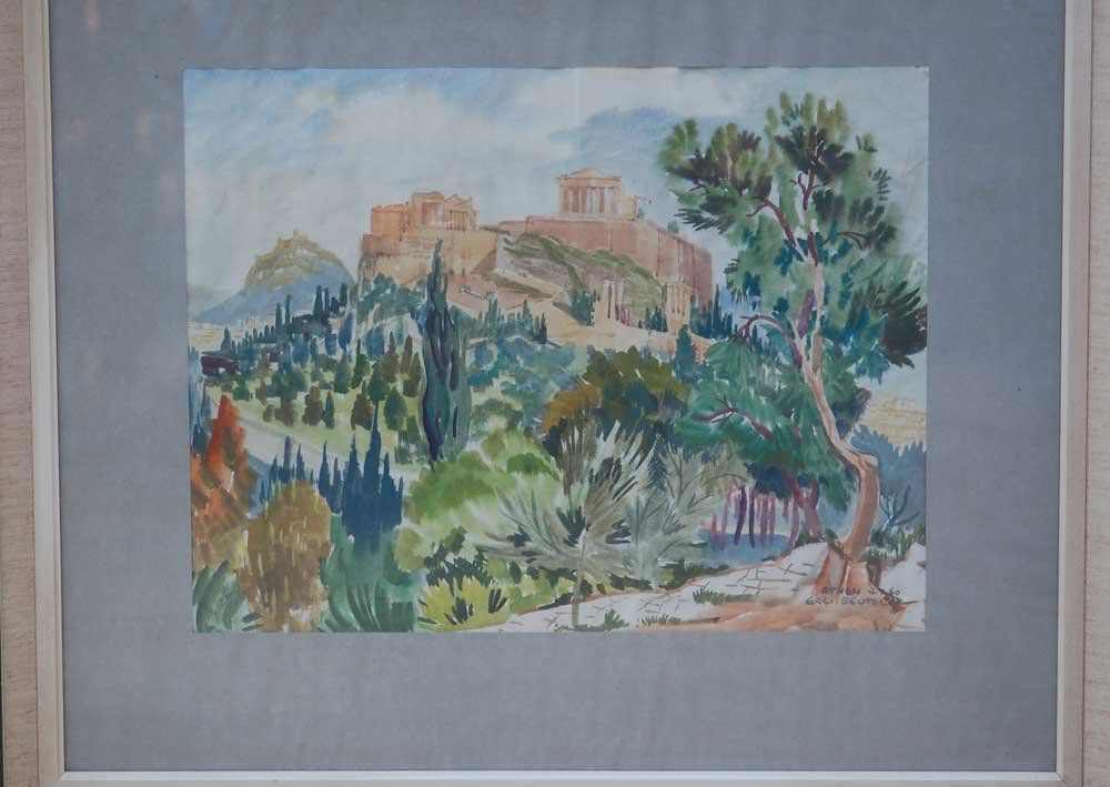Dipinti: Akropolis, Athen, 1960 – Usato da Baar venduto da Roze1 2