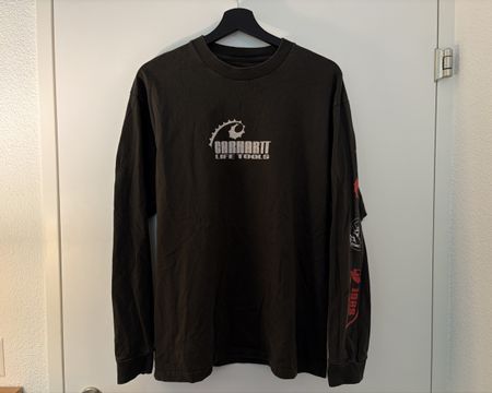 CARHARTT Langarm dunkelgrün (Gr. M)