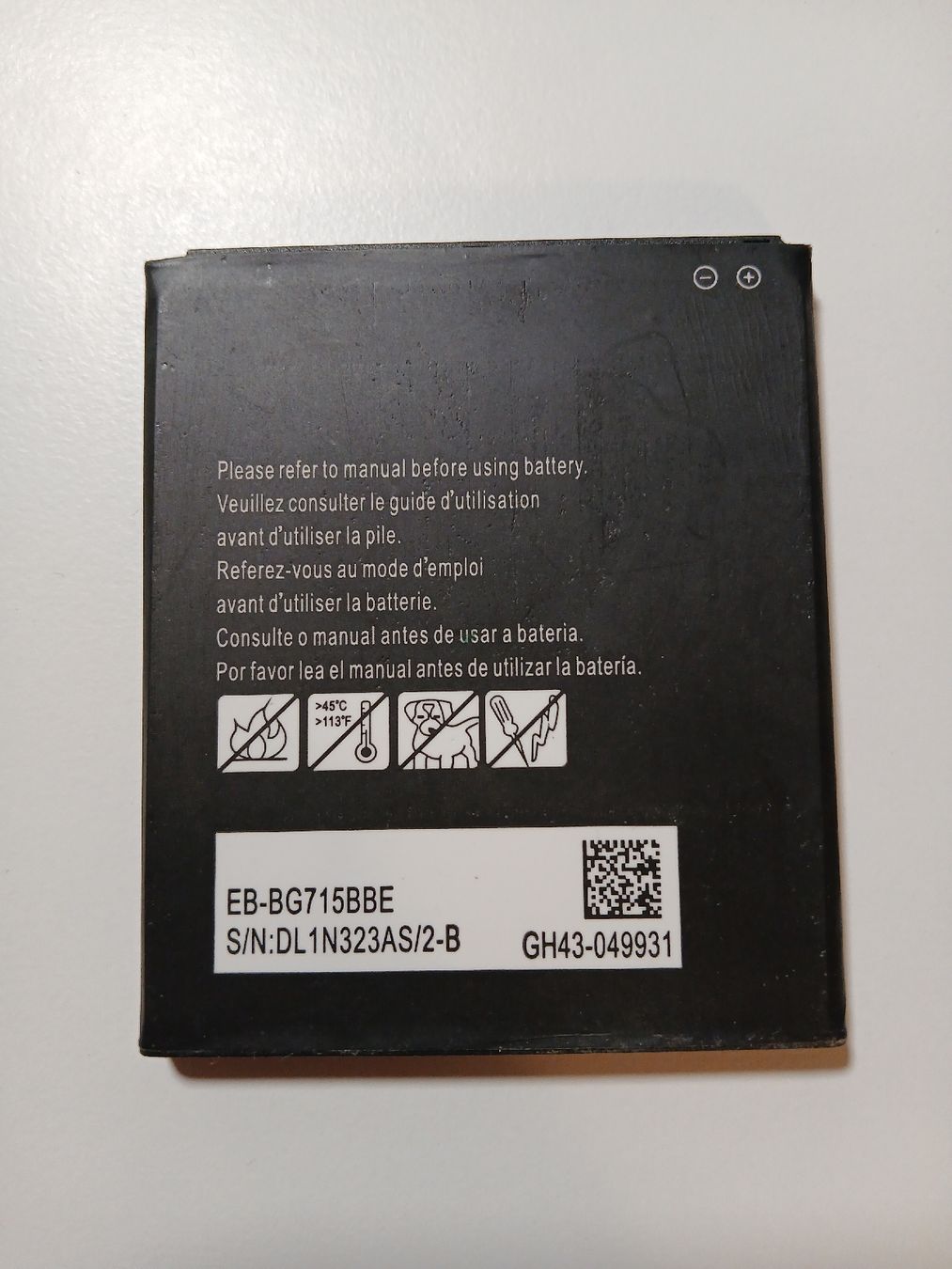 Samsung Batterie: EB-BG715BBE - Battery for Samsung – Usato da Fribourg venduto da jo8_7y8z