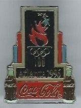Coca-Cola Placchette & Badge: Coca Cola  PIN Atlanta 1996 – Usato da Zürich venduto da t24_de