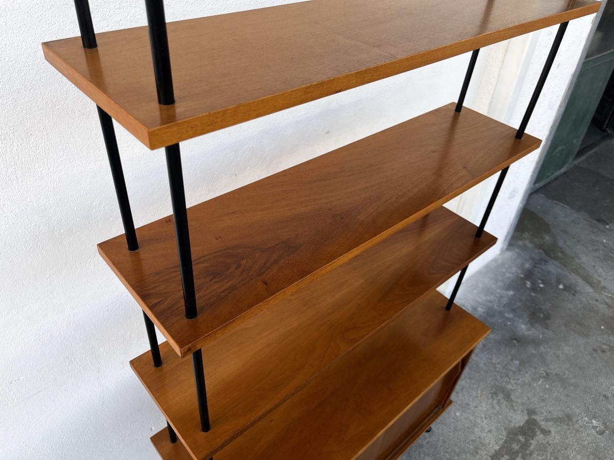 Scaffali: Mid Century 60er Jahre Teak Regal Freistehend String – Usato da Bern venduto da fotolog111 3