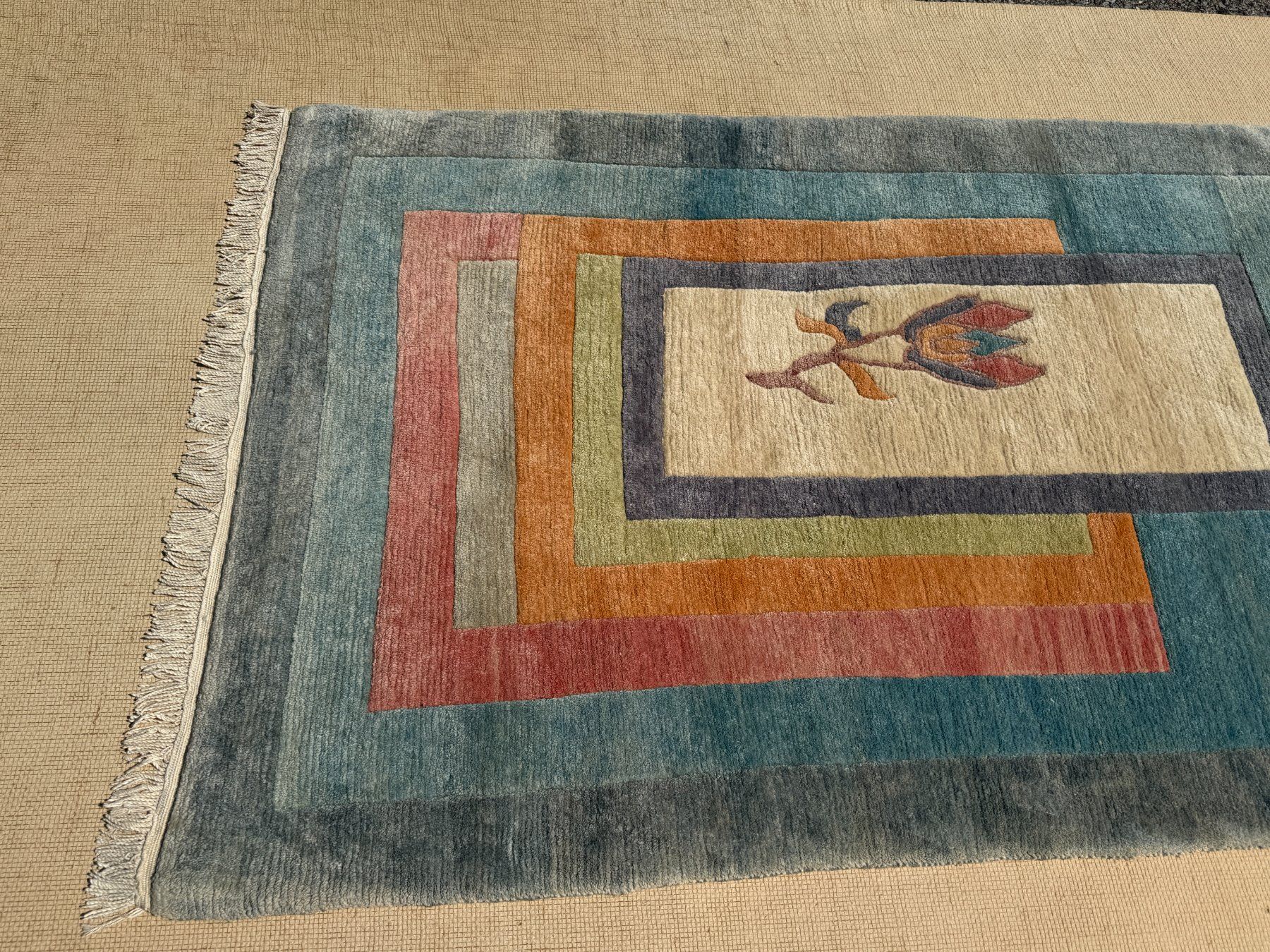 Tappeti: Nepal 175x118cm Teppich handgeknüpft sauber – Usato da Vacallo venduto da cri_229f 4