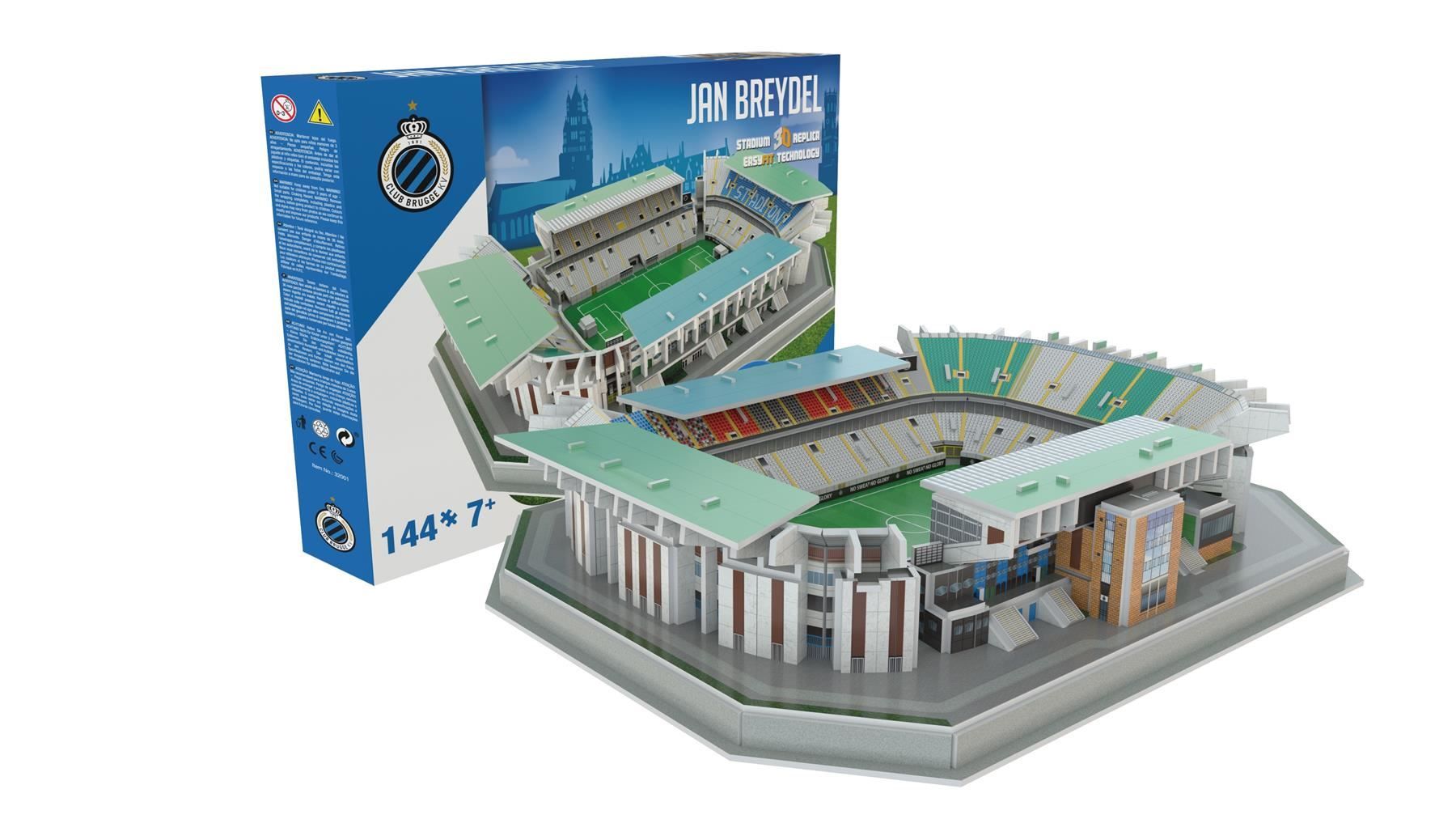 Puzzle: FC Brügge 3D Stadion Puzzle – Nuovo e nell'imballaggio originale da Wil SG venduto da Football-Legends