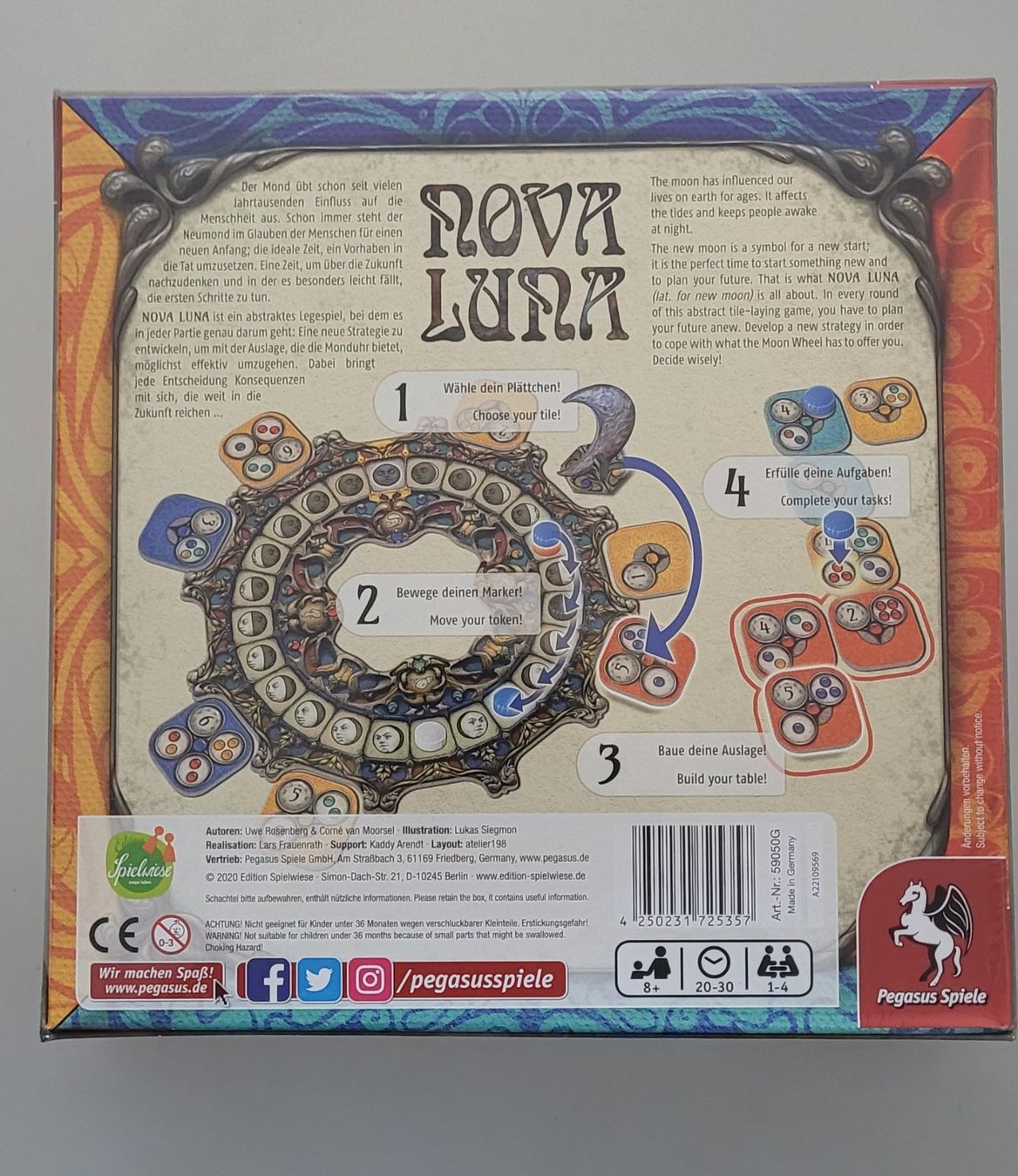 Spiele: Nova Luna Spiel Ab 8 Jahren Pegasus – Neu und originalverpackt aus Oberuzwil von aseinkaufswelt 1