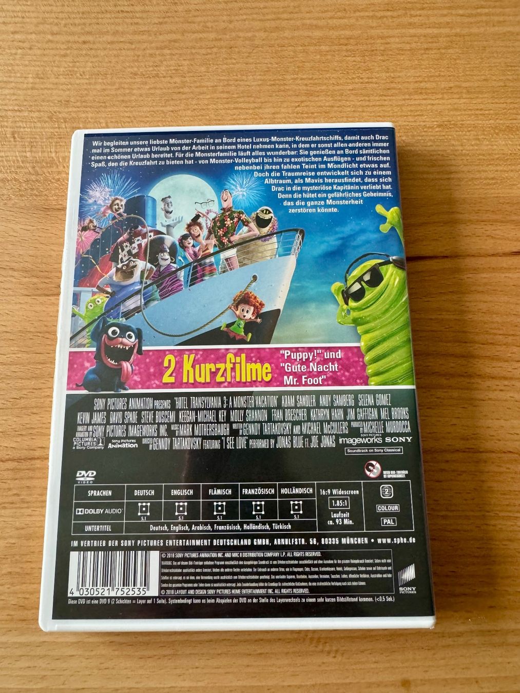 Tutti i DVDs: DVD - Hotel Transsilvanien 3 – Usato da Gersau venduto da walin_6442 2
