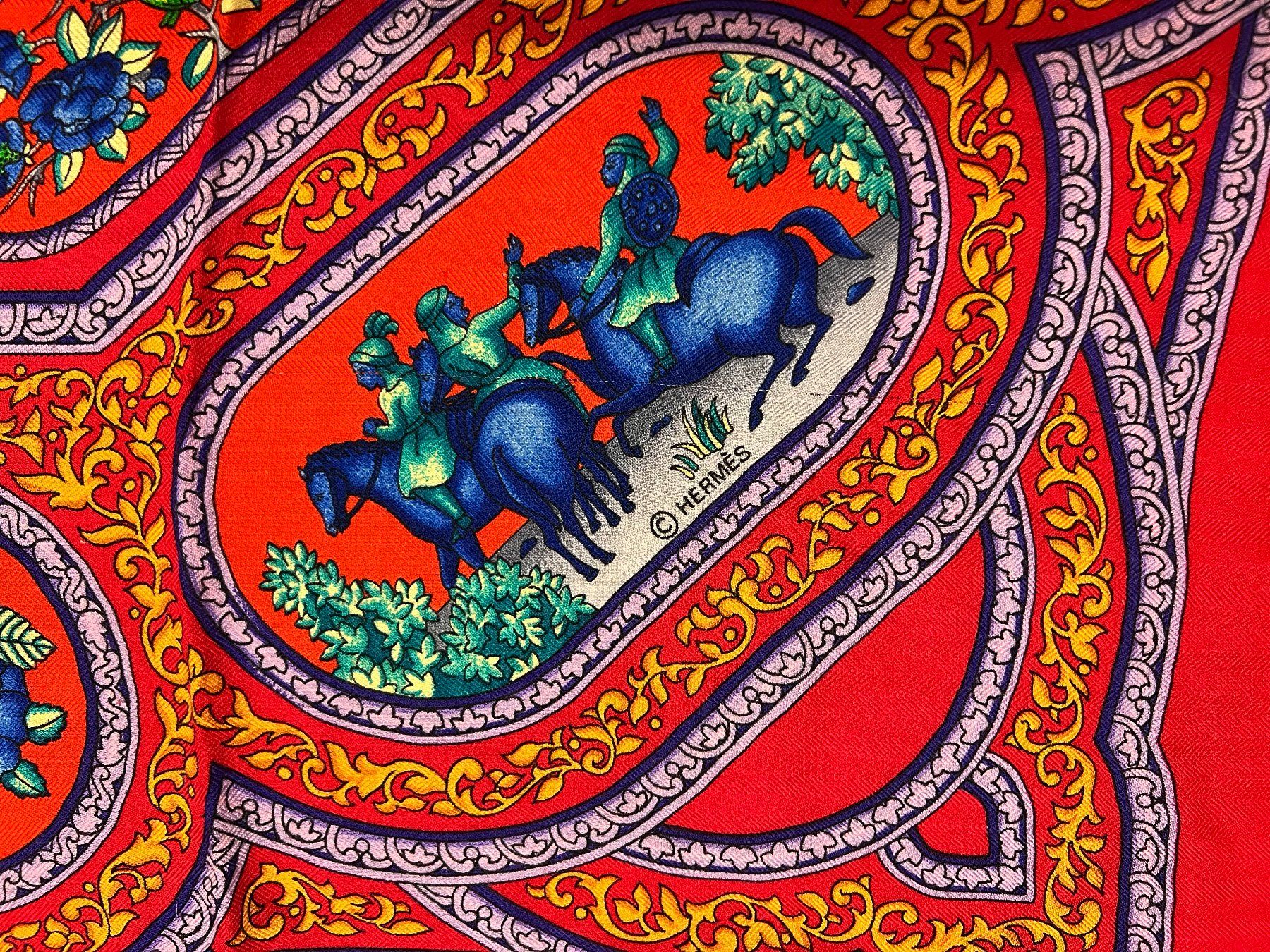 Hermès Foulard & Sciarpe: Carré Qalamda Catherine Baschet - Hermès – Usato da Biel/Bienne venduto da new-life 4