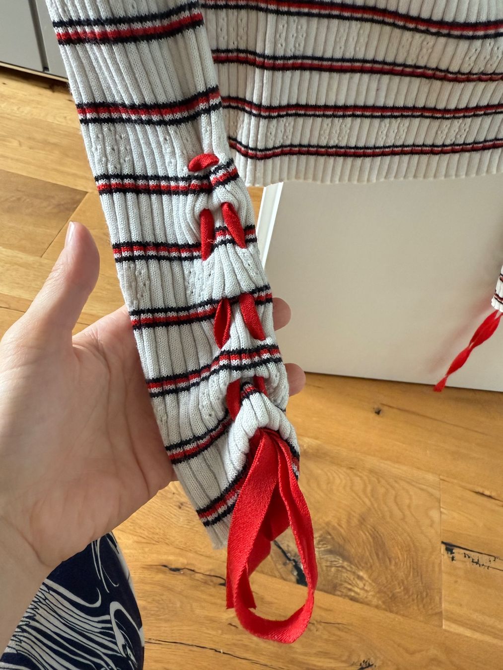 Sandro Maglioni & Felpe: Sandro Paris Strickpullover, gestreift, Grösse 36 – Usato da Ettingen venduto da cla_526w 3
