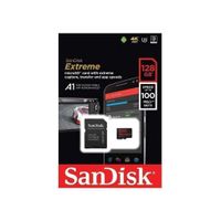 SANDISK Extreme microSDXC 128GB 100Mb/S Original Fabrikneu