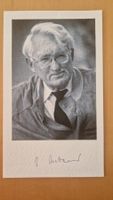 Jürgen Habermas, Original Autogramm auf Foto in s/w