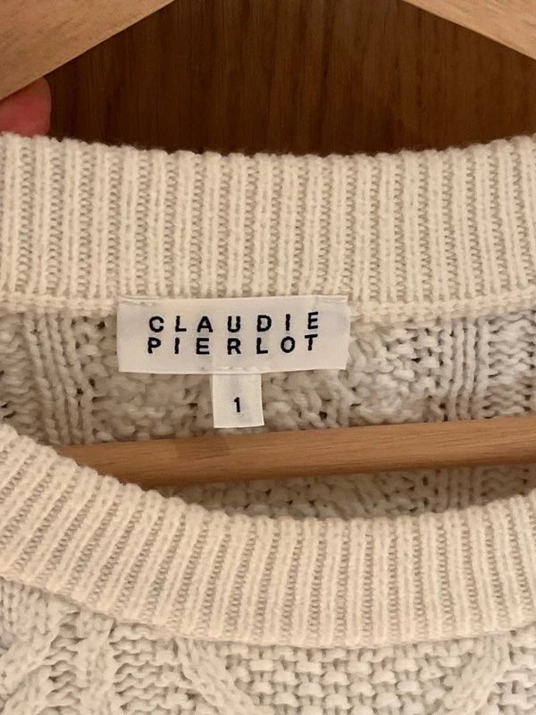 Claudie Pierlot Maglioni & Felpe: Claudie Pierlot Strickpullover Gr. 36, Offwhite – Usato da lugano venduto da alf_z69v 1