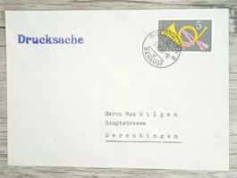 TR17 Enveloppe + Timbre Suisse 1949