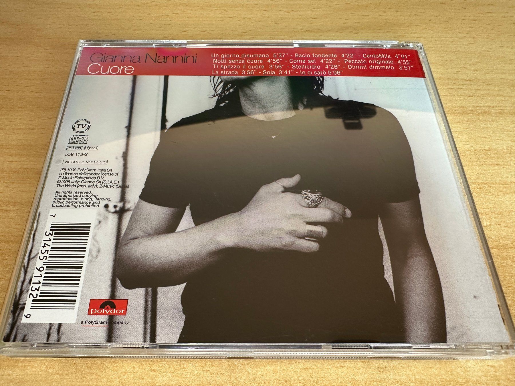 CD: S7 Gianna Nannini – Cuore – Usato da Rikon im Tösstal venduto da Alpenmutz 1
