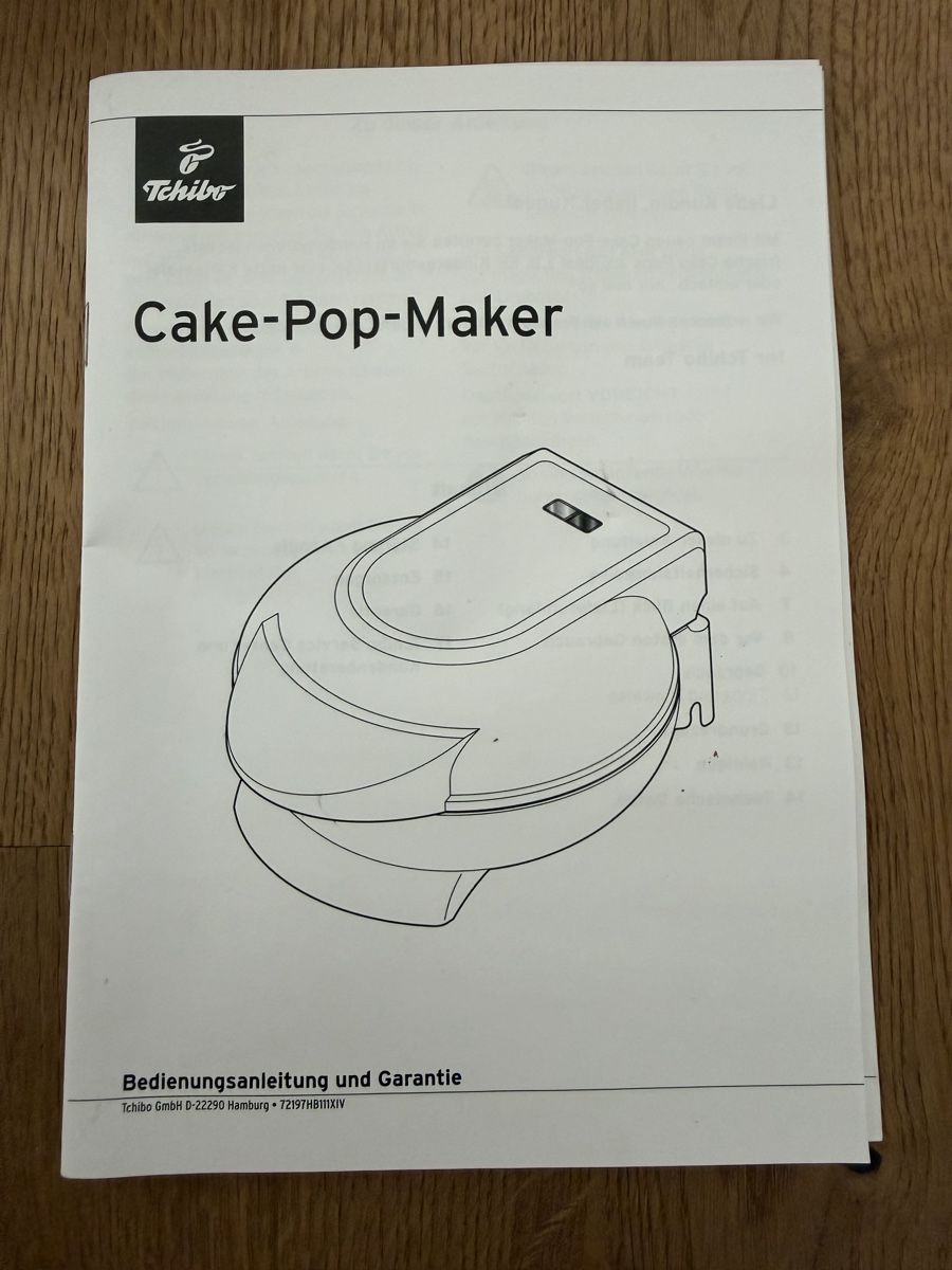 Tchibo Elettrodomestici da cucina: Tchibo Cake Pop Maker mit 50 Stielen neuwertig – Usato da Hedingen venduto da cytogen 5