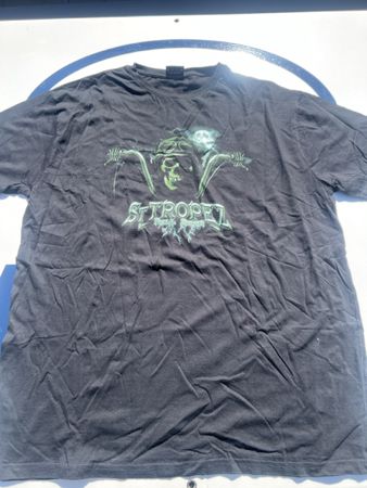 Schwarzes T-Shirt XXL "St. Tropez" Print - Top Zustand! (53)