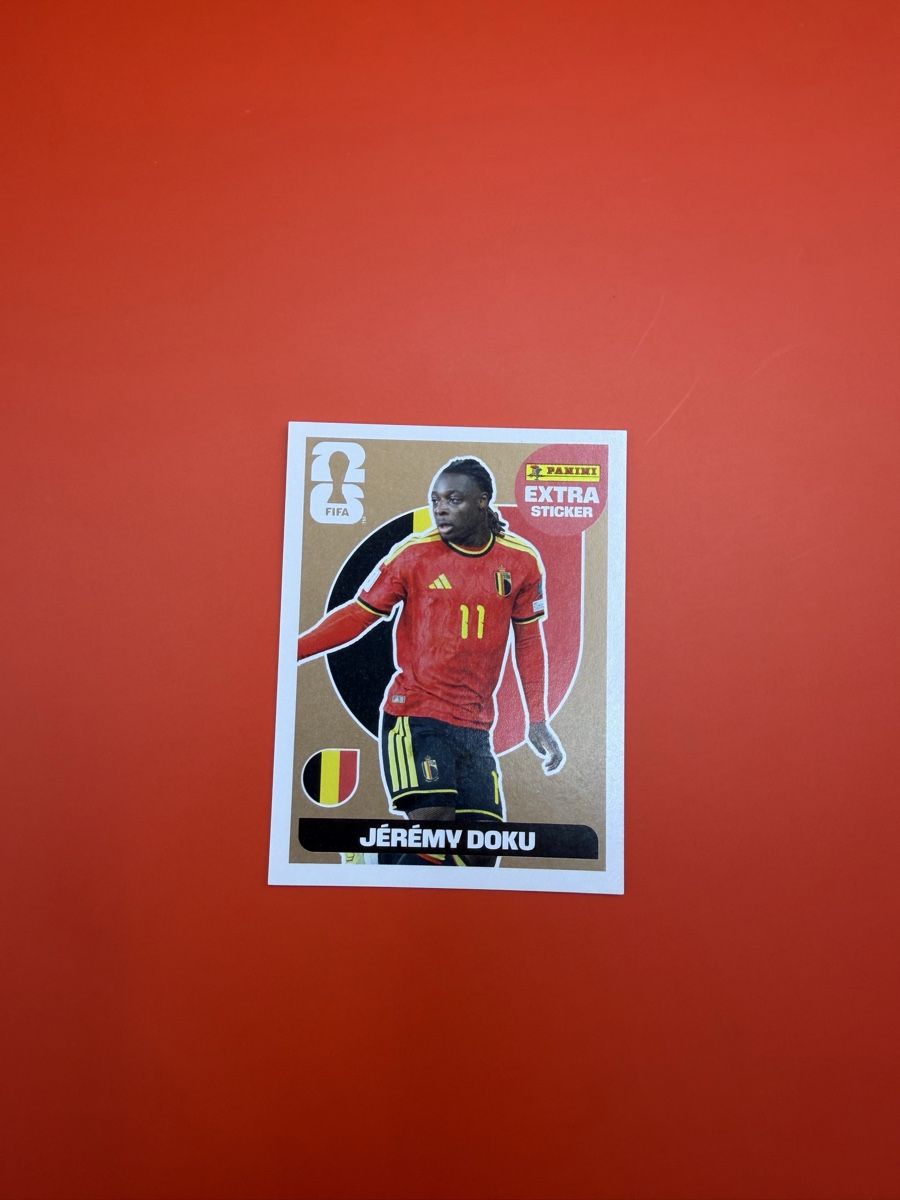 Panini Carte collezionabili: Panini Extra Sticker Jérémy Doku BRONZE – Nuovo (secondo la descrizione) da Wetzikon ZH venduto da KartenKid