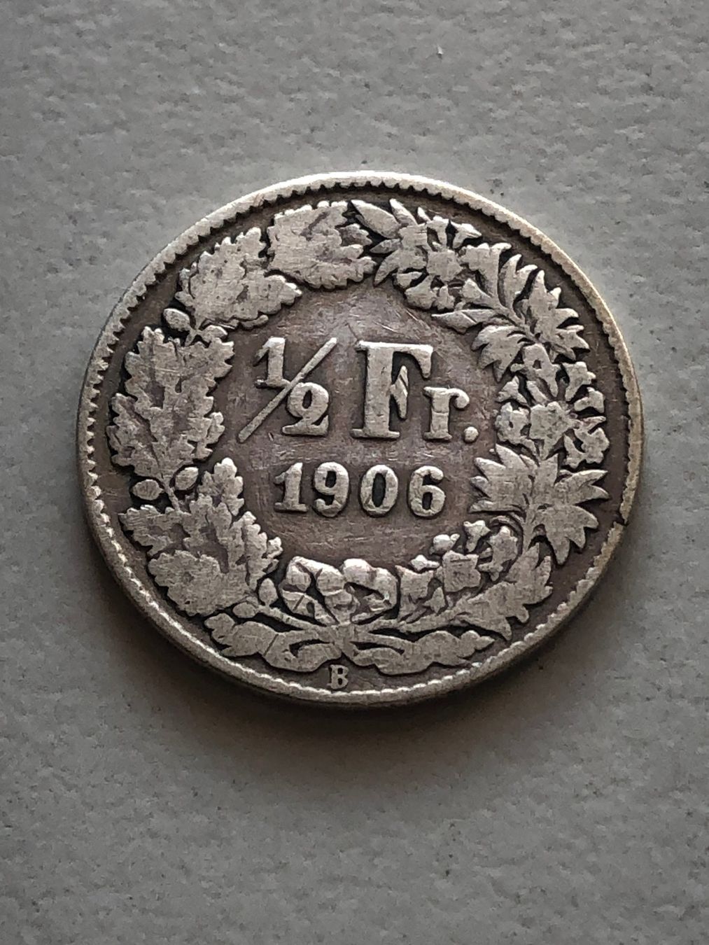 Alle Münzen: 50 Rp. 1906 – Gebraucht aus Schötz von Odpa