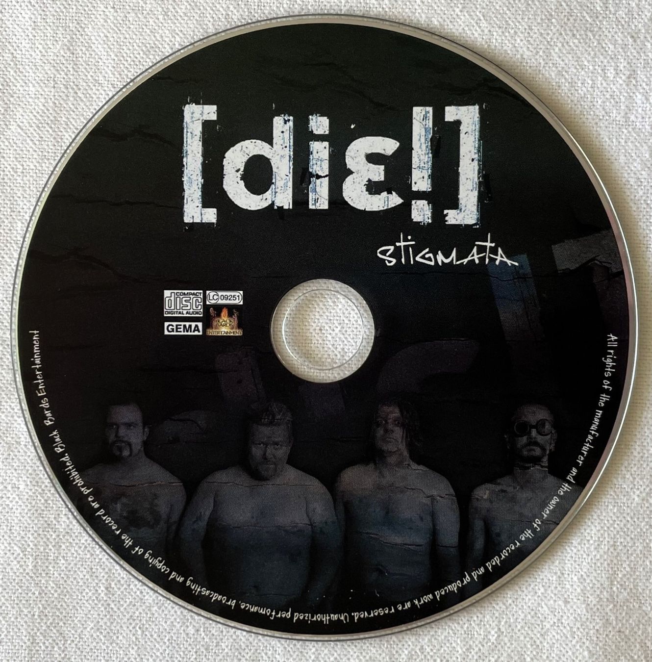 CD: Die! – Stigmata - CD - 2006 - Germany First Press – Usato da Uster venduto da Zardodel 1