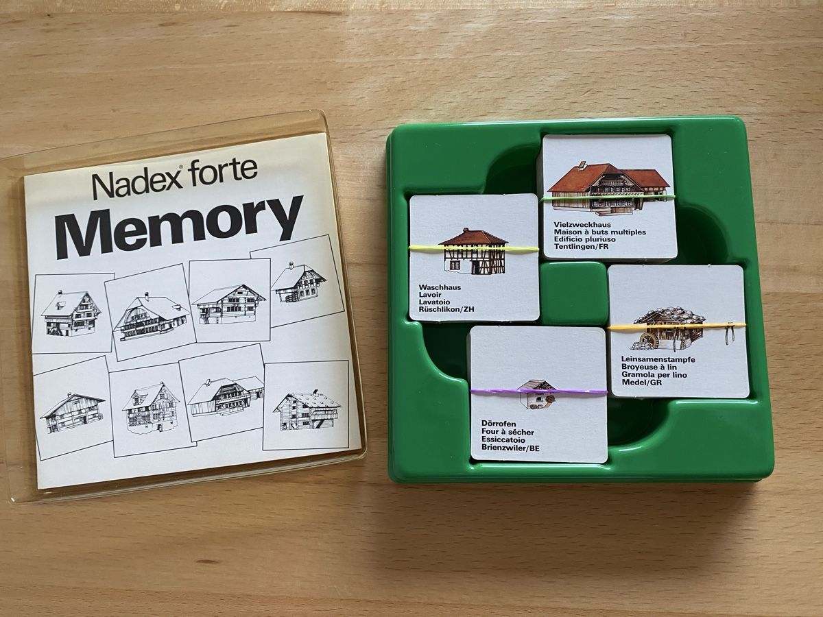 Giochi: Ballenberg Bauernbauten Memory – Usato da Schwarzenburg venduto da Michellu