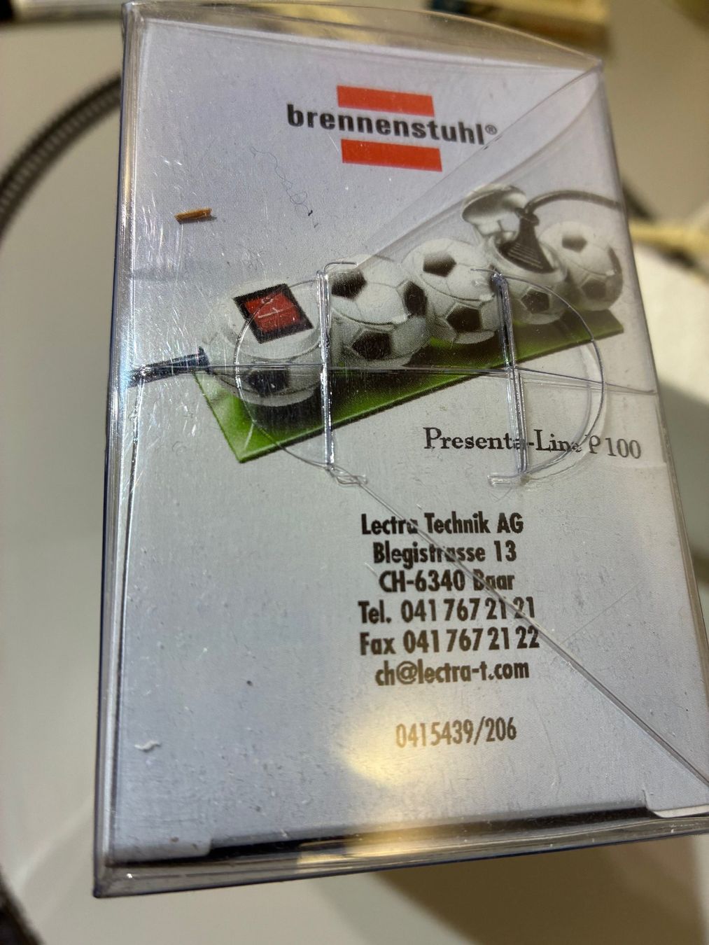 Spine: Fussball Steckdosenleiste CH-Version NEU OVP – Nuovo e nell'imballaggio originale da Sissach venduto da tu44 2