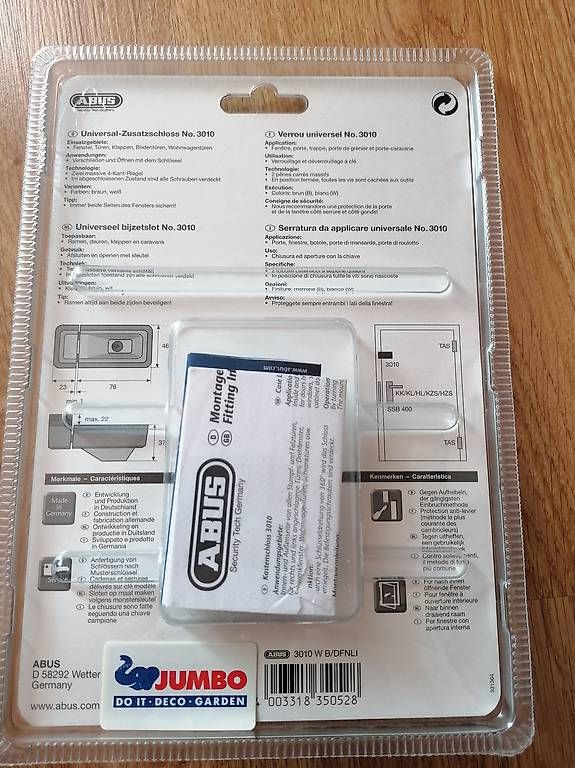 Schlösser: ABUS Universal Zusatzschloss neu komplett – Neu und originalverpackt aus Zell  ZH von sweety052 1