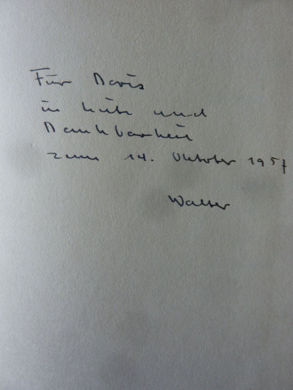 Libri: WALTER GROSS. BOTSCHAFTEN NOCH IM STAUB : GEDICHTE, WIDMUNG – Usato da Zürich venduto da Rrehsuah 1