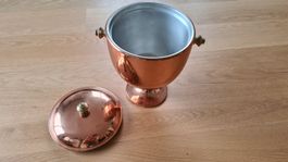 Original Vintage Kupfer Champagner Eis Kühler 1940/50er