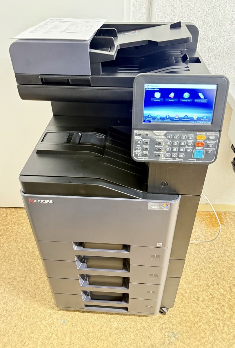 Kyocera Stampanti: Kyocera TASKalfa 356ci Multifunction Color A4 – Usato da Lausen venduto da Albprint