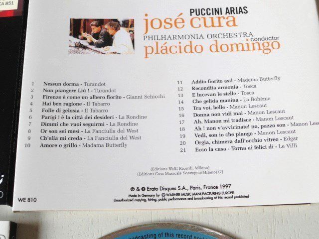 CD: 4CD's- Placido Domingo feat. "Perhaps Love" with John Denver – Usato da Unterbäch VS venduto da diquq 3