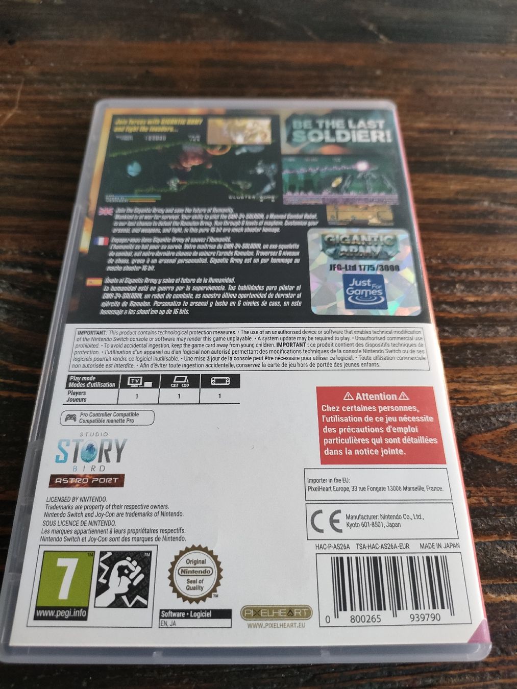 Nintendo Spiele: Gigantic Army sur Switch/ Parfait état  – Gebraucht aus La Chaux-de-Fonds von nwa_w9zt 1