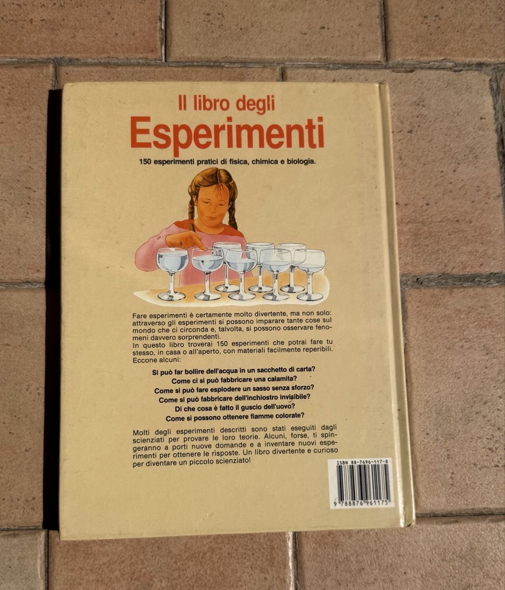 Libri: Libro Il libro degli Esperimenti Vallardi I.G. – Usato da S. Pietro venduto da fil_yhb9 2