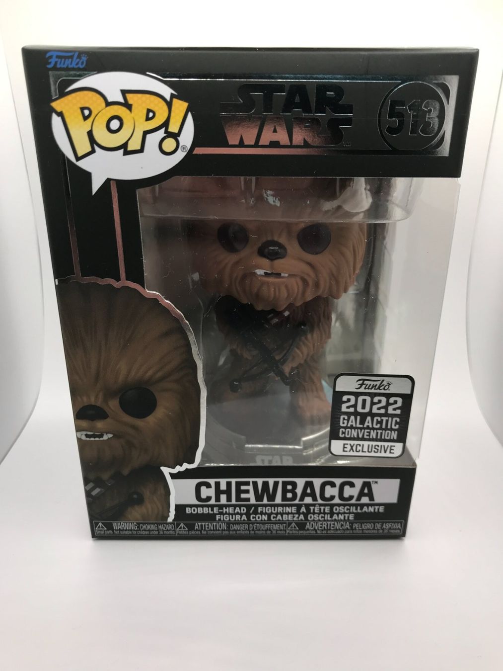 Funko Statuette: Funko POP - 513 - Chewbacca - Star Wars - Galactic Conventio – Nuovo (secondo la descrizione) da Allschwil venduto da Bullach