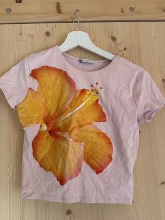 Damen T-Shirt Zara rosa Grösse M guter Zustand