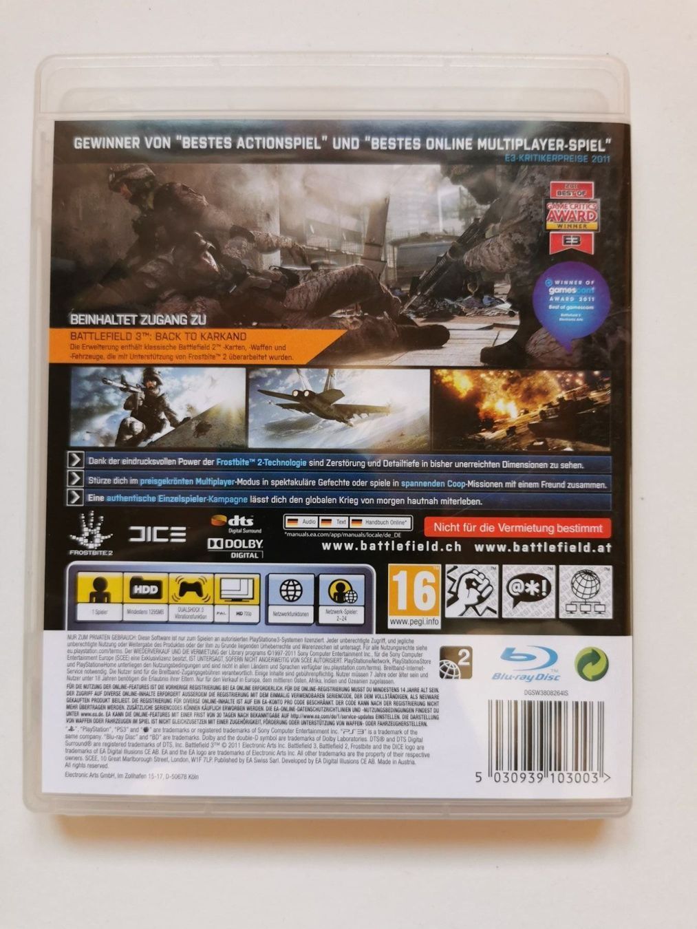 Sony Giochi: Ps 3 - Battlefield 3 Limited Edition – Usato da Lenzburg venduto da eyworld 2
