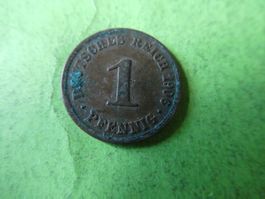 Dt. Reich 1906 A, 1 Pfennig