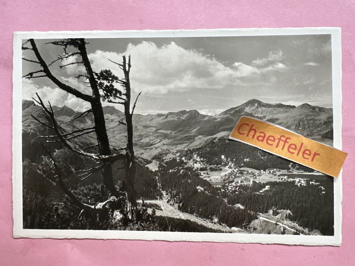 Ansichtskarten: 1941 Arosa, Gesamtansicht  – Gebraucht aus Zürich von Chaeffeler