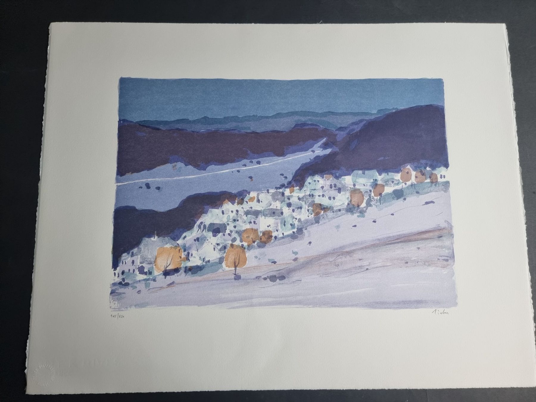 Grafiken & Lithographien: HANS-RUEDI SIEBR LITHOGRAPHIE SIGNIERT NUMMERIERT – Gebraucht aus Gersau von grafik-kunst