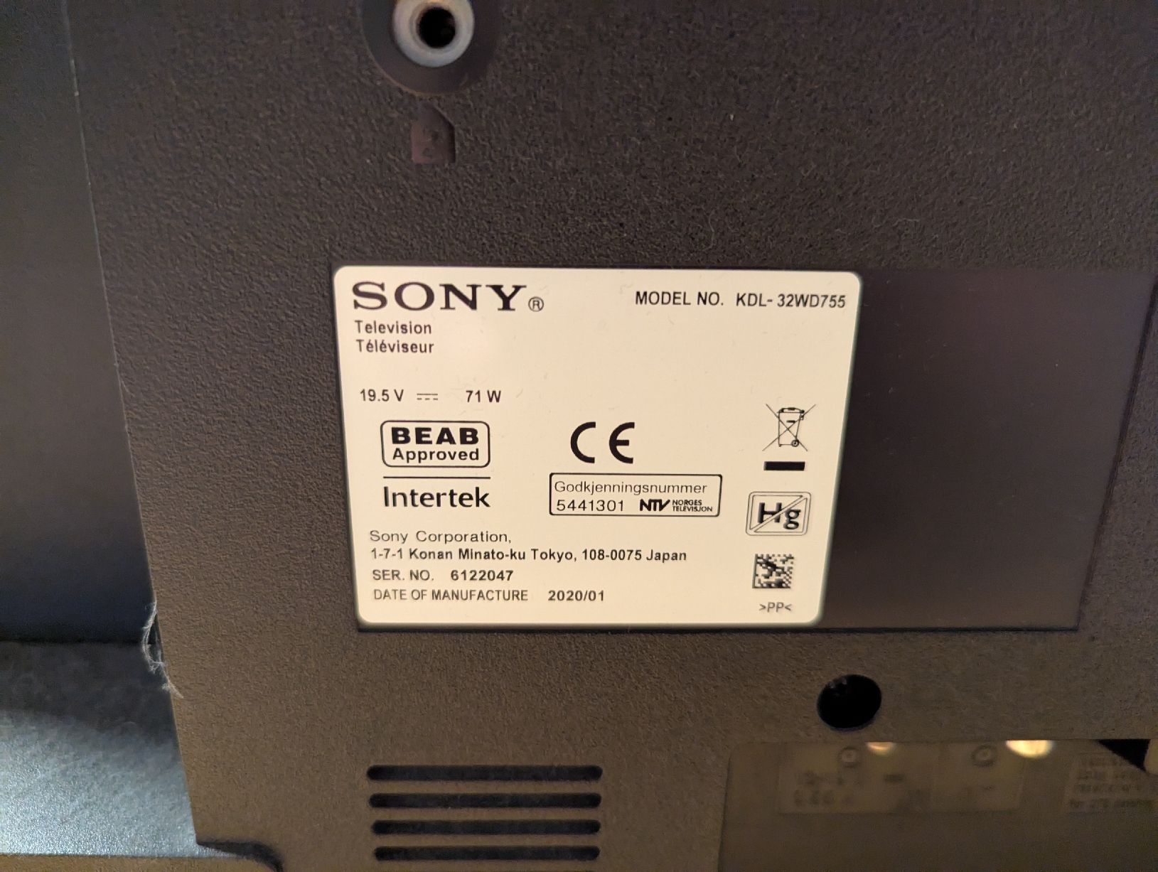 Sony Fernseher: Sony TV 32'' – Gebraucht aus Wünnewil von Susuki125gt 1