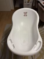 Babywanne mit Ständer weiss guter Zustand