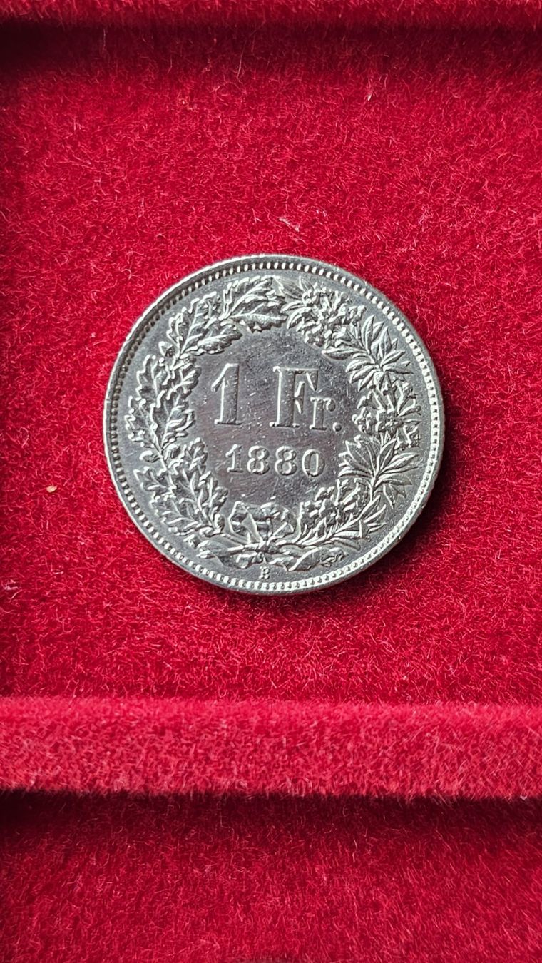 Tutti le monete: 1.-Franken 1880 – Usato da Unterterzen venduto da Speedy076