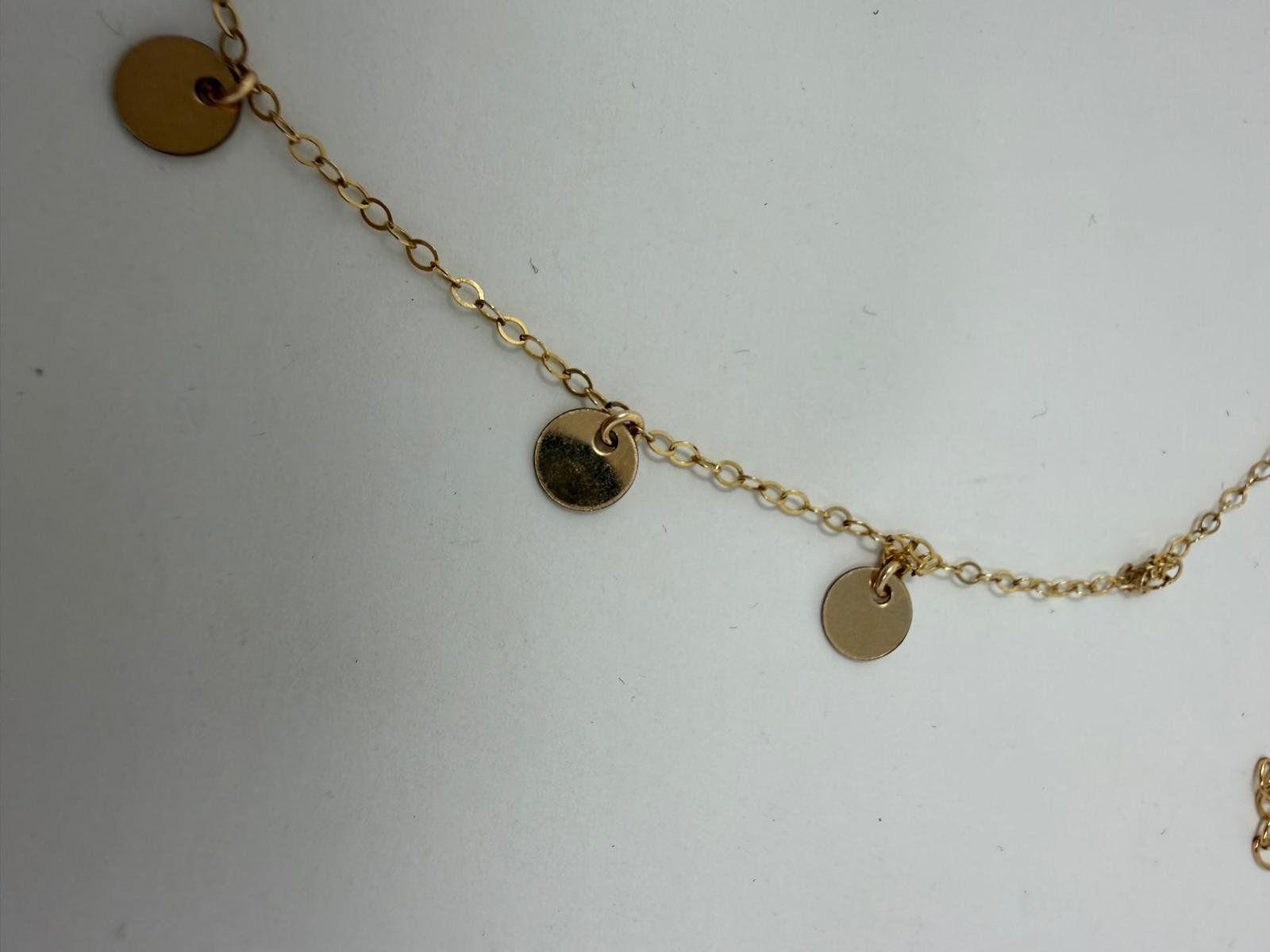 Catenine: Goldige Halskette mit Plättchen – Usato da Kloten venduto da hicksi_ch 1