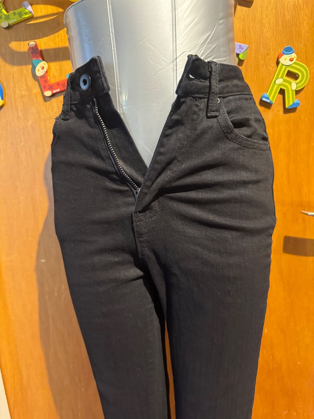 Hosen: Mädchen Jean Hose Schlaghose Schwarz Gr 152 – Gebraucht aus Frenkendorf von Style365 1